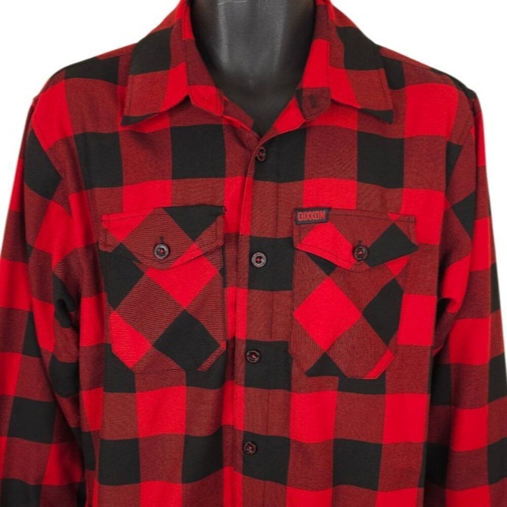 Dixxon Flannel Shirt Mens Size Medium Red The Shining Horror Plaid